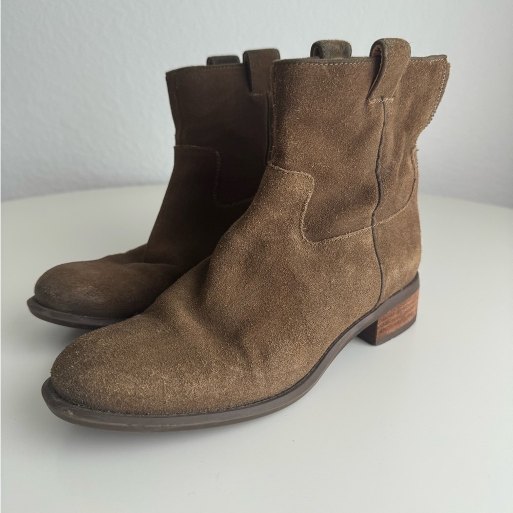 Brown Suede Boots